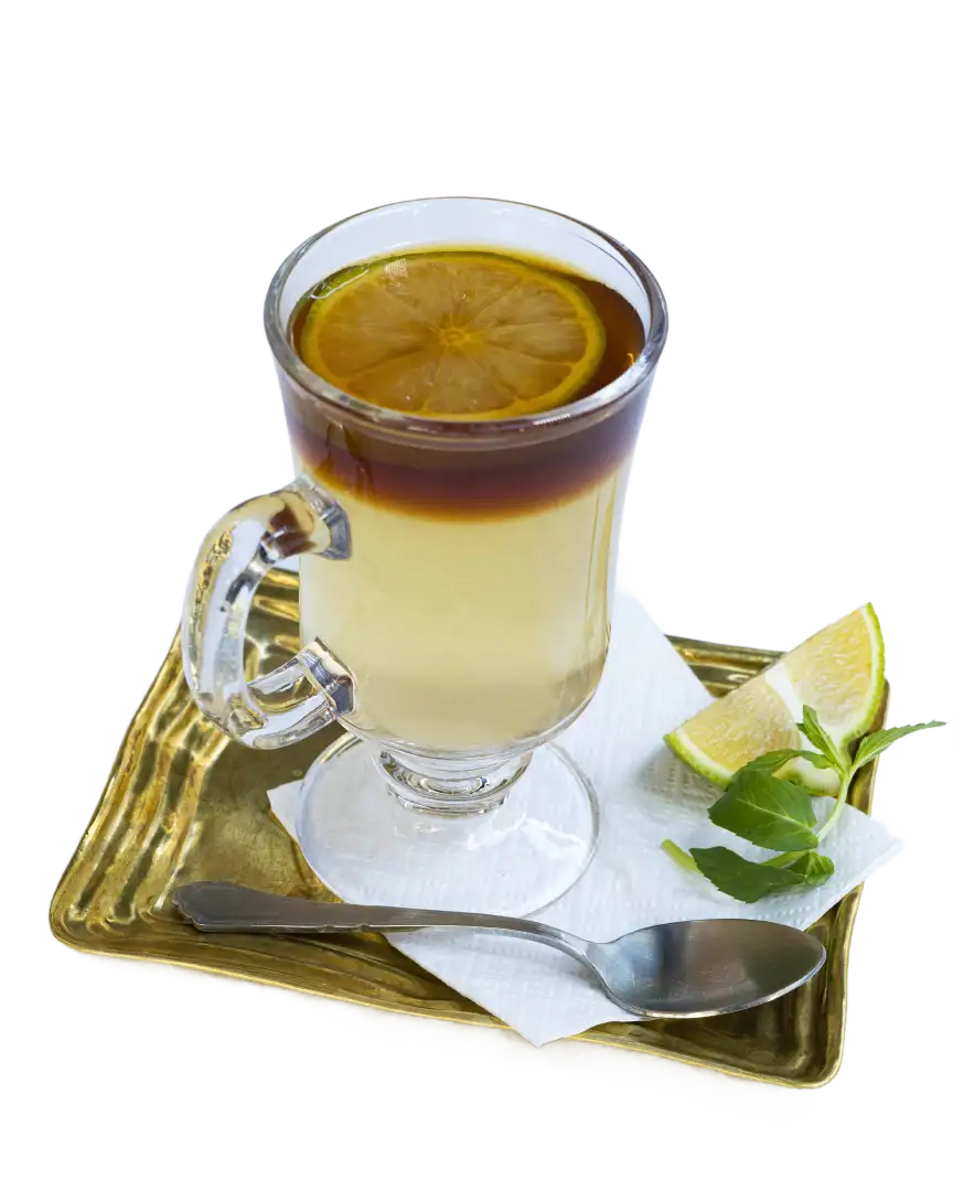 چای عسل لیمو